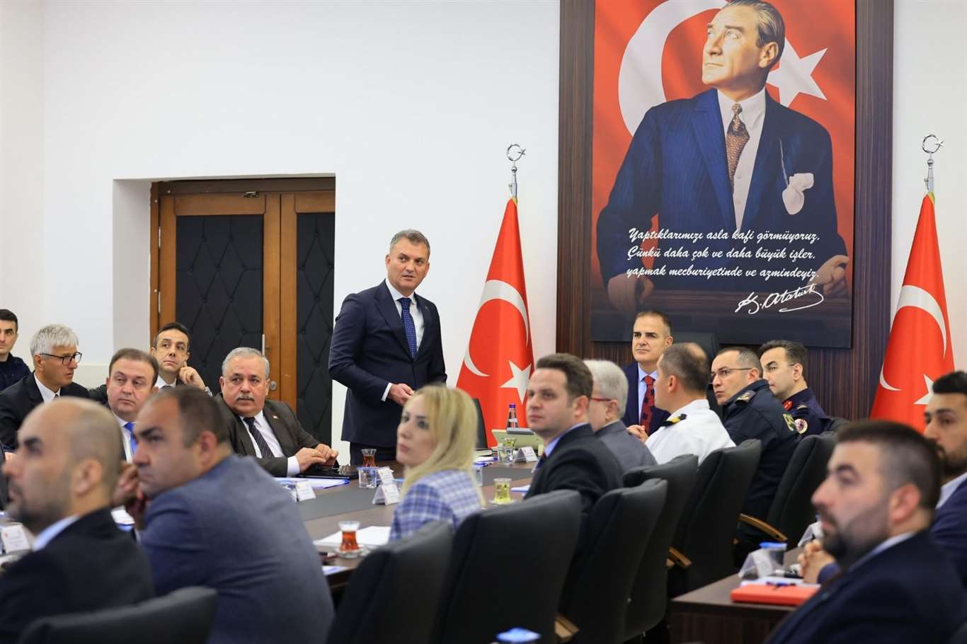 Orman yangınlarıyla mücadele toplantısı yapıldı haberi
